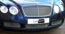 ZUNSPORT FRONT LOWER GRILLE BENTLEY CONTINENTAL 2003-07 SILVER ZBT10803