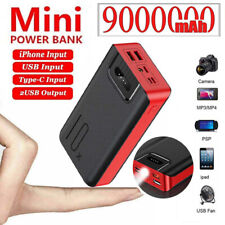 9000000mAh Power Bank Fast Charger Battery Pack Portable USB for Mobile Phone UK