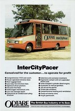 Bus Manufacturer Specification Sheet - Optare InterCity Pacer: VW LT55 Demo 1988