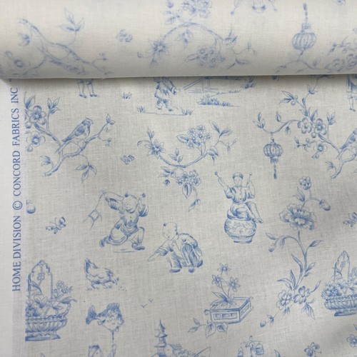 Toile jouy cotton curtain - de,