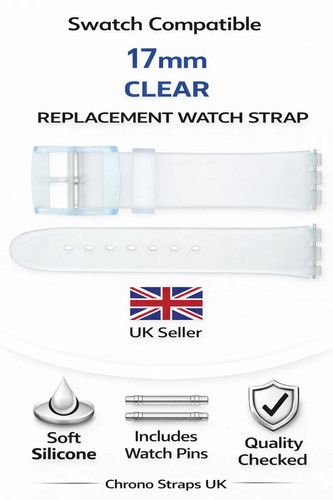 Swatch compatible 17mm - 17mm, (20mm)