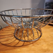 MCM Style Chrome Wire Bowl /