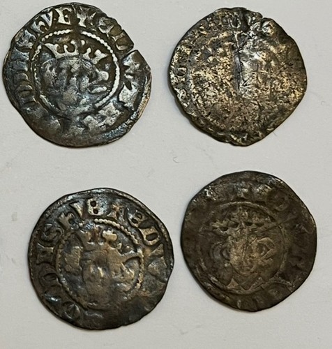 Edward silver pennys 4 - pennys, x