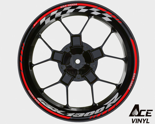 Suzuki gsx 1300r wheel decals - gsx-1300r,