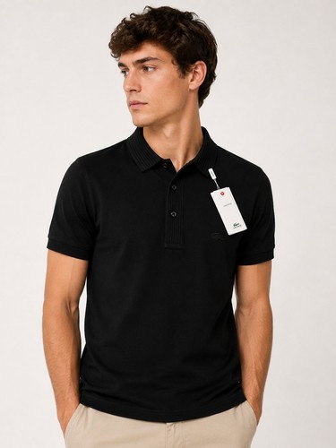 Lacoste mens crocodile black - lacoste,