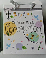 1st Holy Communion high quality paper gift bag size 22.5 cm x 18 cm