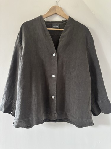 Oska classic collarless linen - oska,