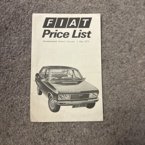 Original price list fiat - uk,