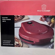 MisterChef Electric Pizza Maker 1450W, 12 Inch/30cm 