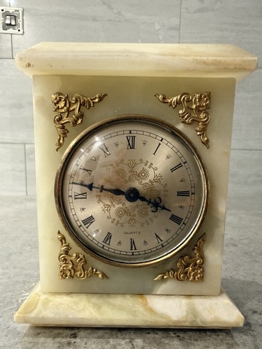 Vintage onyx marble - vintage, mantel