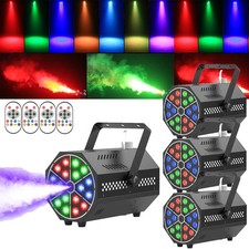 18 LED RGB 1000W Smoke Machine Fog Mist Haze Hazer Effect For Disco Party Club