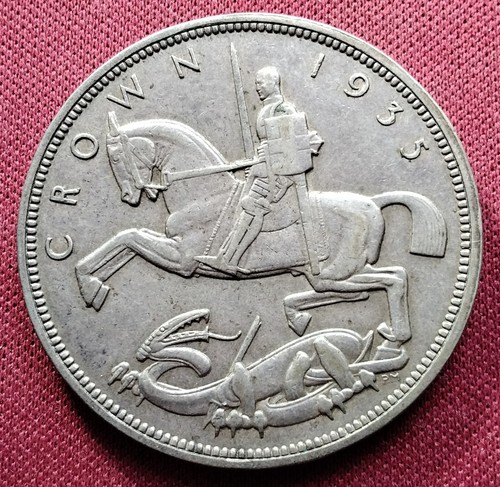 1935 crown silver george v - 1935,