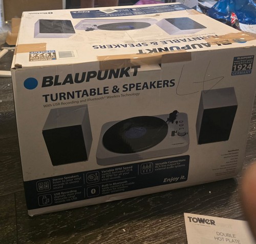 Blaupunkt turntable speakers - turntable, &