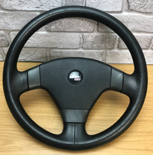 Genuine Vauxhall Astra GTE 16v MK2 black leather 3 Spoke steering Wheel.  5C