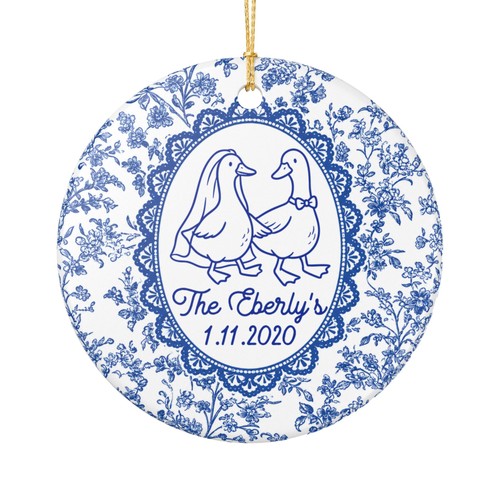 Personalized goose wedding - personalized,