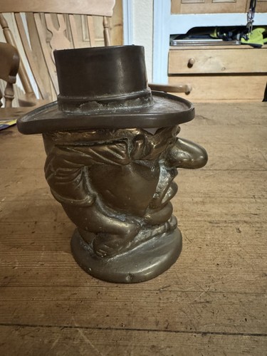Vintage brass big - brass, nose