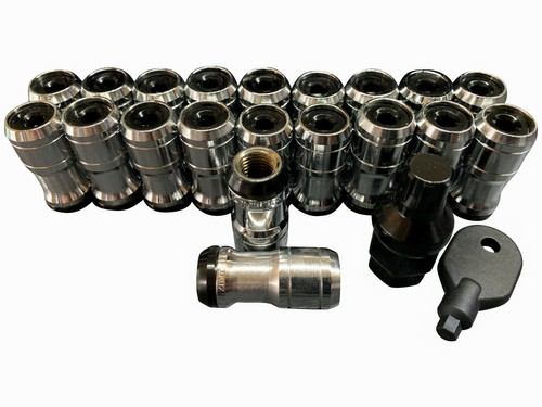 Chrome black lug - black,