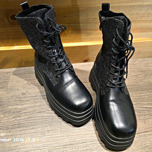 Women black punk - women’s, platform