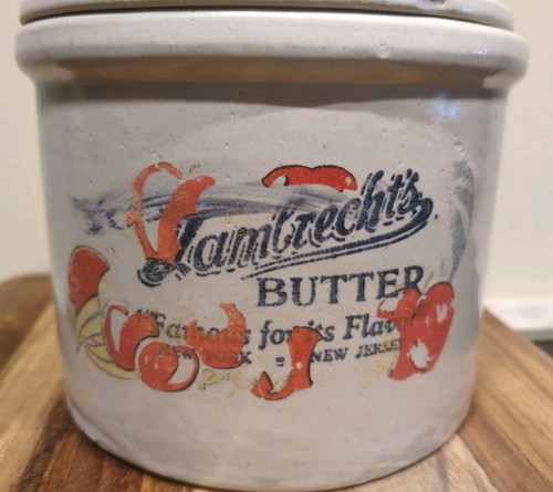 Vtg lambrecht creamery - lambrecht, butter