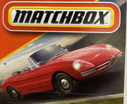 Matchbox alfa romeo - duetto, red