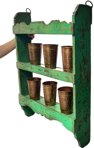 Vintage indian shelves art - vintage,