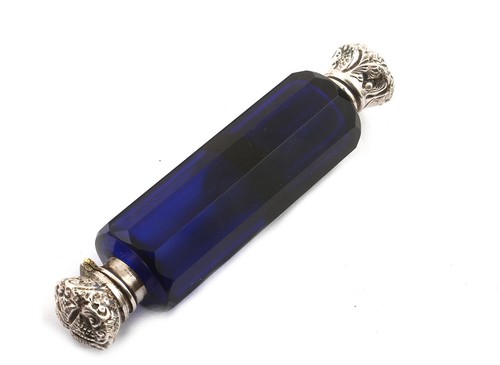 Antique silver cobalt blue - antique,