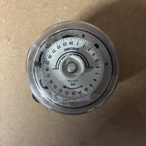 Sangamo time clock - time,