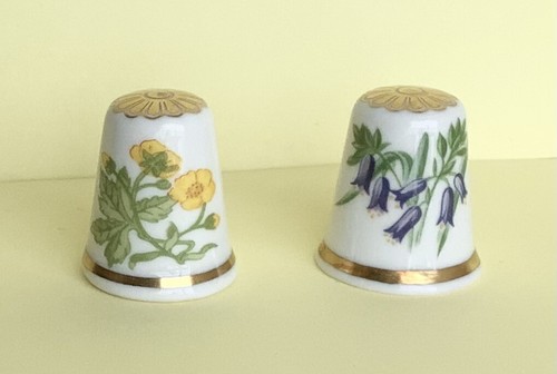 Spode bone china - bone, thimbles