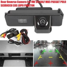 Reverse Camera For VW Scirocco Mk3 Polo Mk4 Mk5 Golf Rear Number Plate Light.