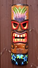 50cm Wooden Tiki Bar Mask