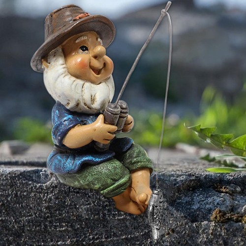 Gatphy garden gnome statues - garden,