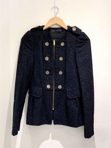 Zara military style dark - military, navy