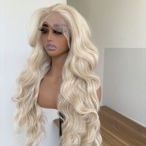 Mixed blonde lace front wig - lace,