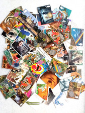 GB 49 Unfranked Commemoratives 2nd class & various values-clean and Off Paper