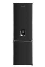 Cookology Fridge Freezer 268L with Water Dispenser 55cm - Black CFF268WDBK