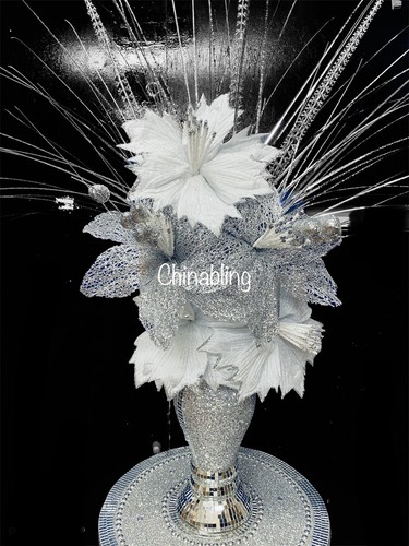 Silver vase romany with - silver,