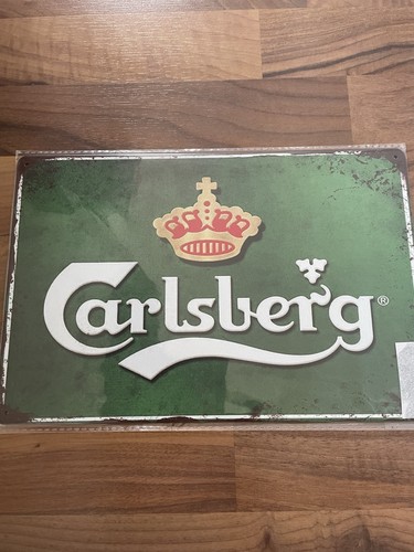 Carlsberg metal sign - a4,
