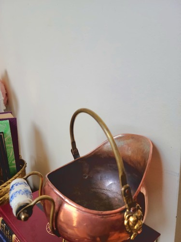 Antique copper brass coal ash - copper,