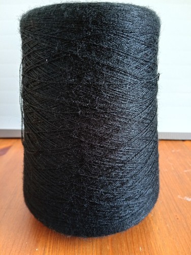 Machine knitting wool yarn - machine, on