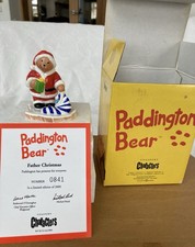 Coalport Limited Edition Paddington Bear Father Xmas Santa Still Boxed