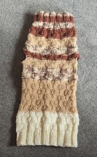 Miniature Dachshund Female Bitch Dog Jumper 💯 acrylic New Wool Warm size M/L 