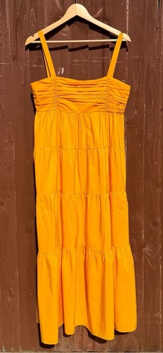 Zara yellow poplin panelled - yellow,
