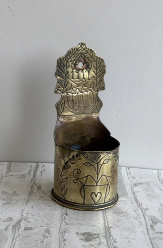Antique trench art brass - antique,