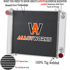 3 Row Radiator Aluminium For Land Rover Discovery 1 Defender 200TDI 89-94 89 90