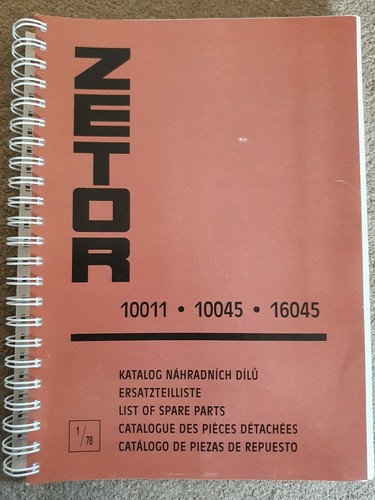 Zetor 10011 10045 - 10011, 16045