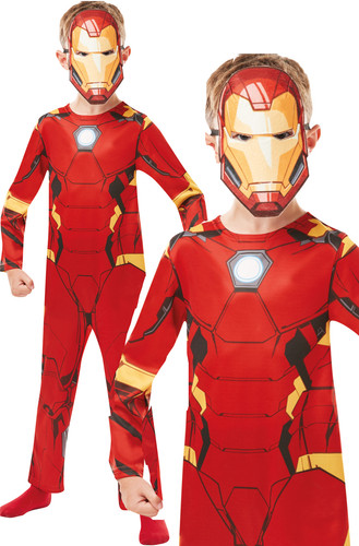 Iron man boys costume deluxe - man,
