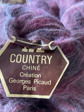 Mohair Knitting Wool. Vintage Georges Picaud Paris. 5x40g Balls All Same Dyelot.