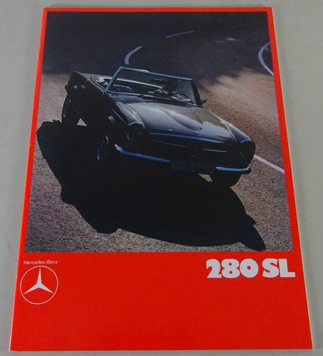 Brochure mercedes 280 - mercedes, sl