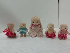 Sylvanian FAMILIES - MOUTON FAMILY 5 PERSONAGGI - VINTAGE 1980