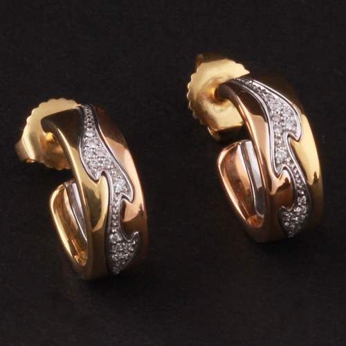 Georg jensen gold earrings - jensen,